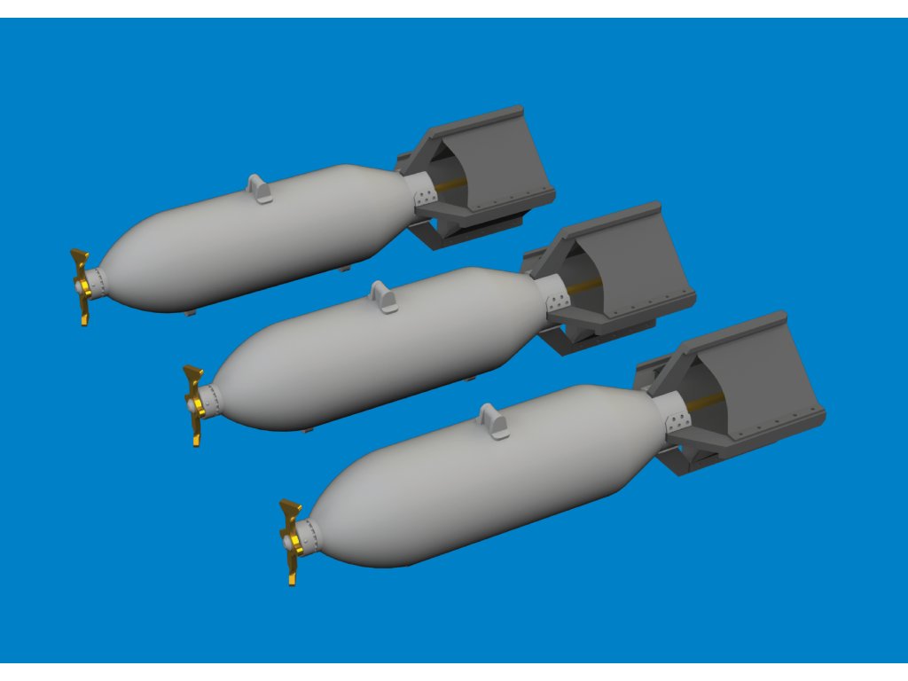 P-40 100lb M30 US bombs PRINT 1/48 recommended for EDUARD
