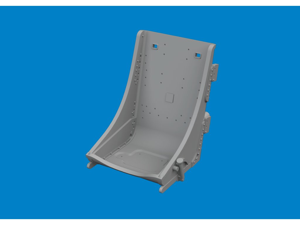 P-40 seat Type 2 PRINT 1/48 recommended for EDUARD