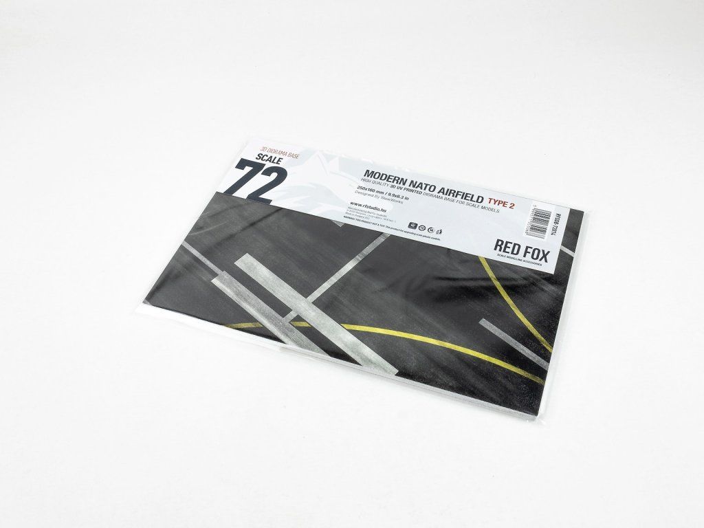 Red Fox Studio 1/72 Modern NATO Airfield Type 2 250x160mm