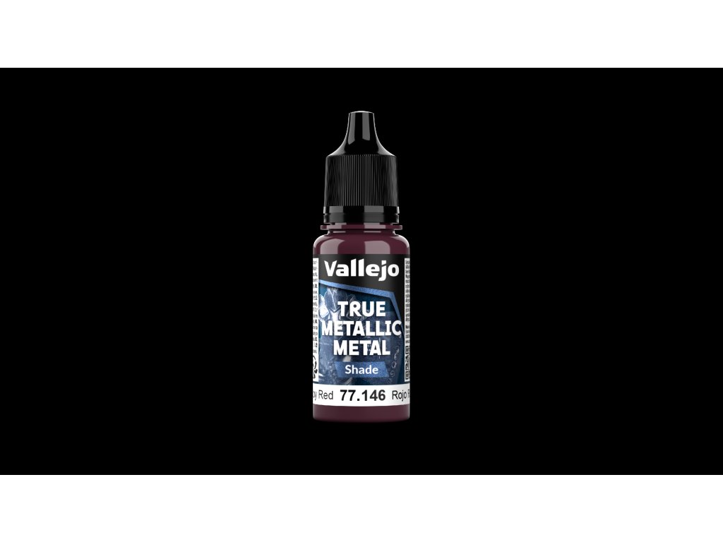 Vallejo True Metallic Metal 77146 (Shade) Ruby Red (18ml)