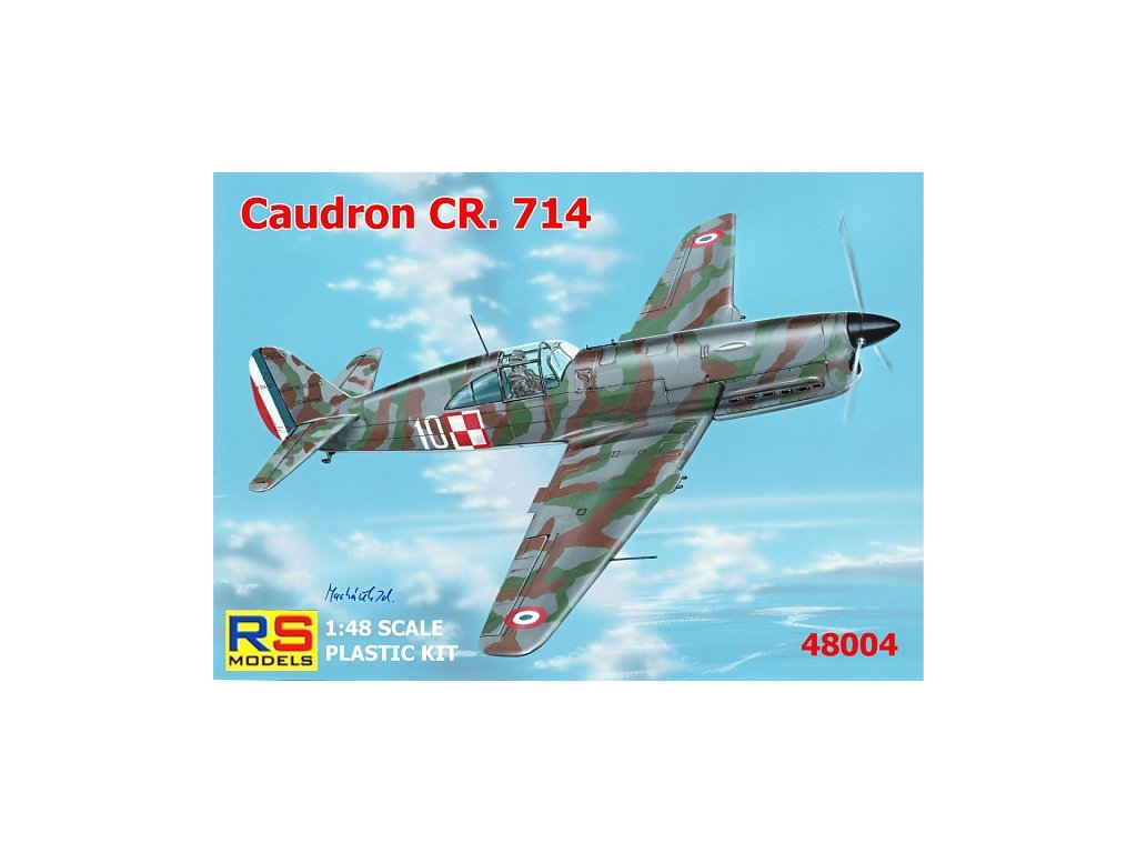 Plastikový model letadla 1/48 Caudron CR.714 C-1 5 decal v. for France, Luftwaffe, Finland