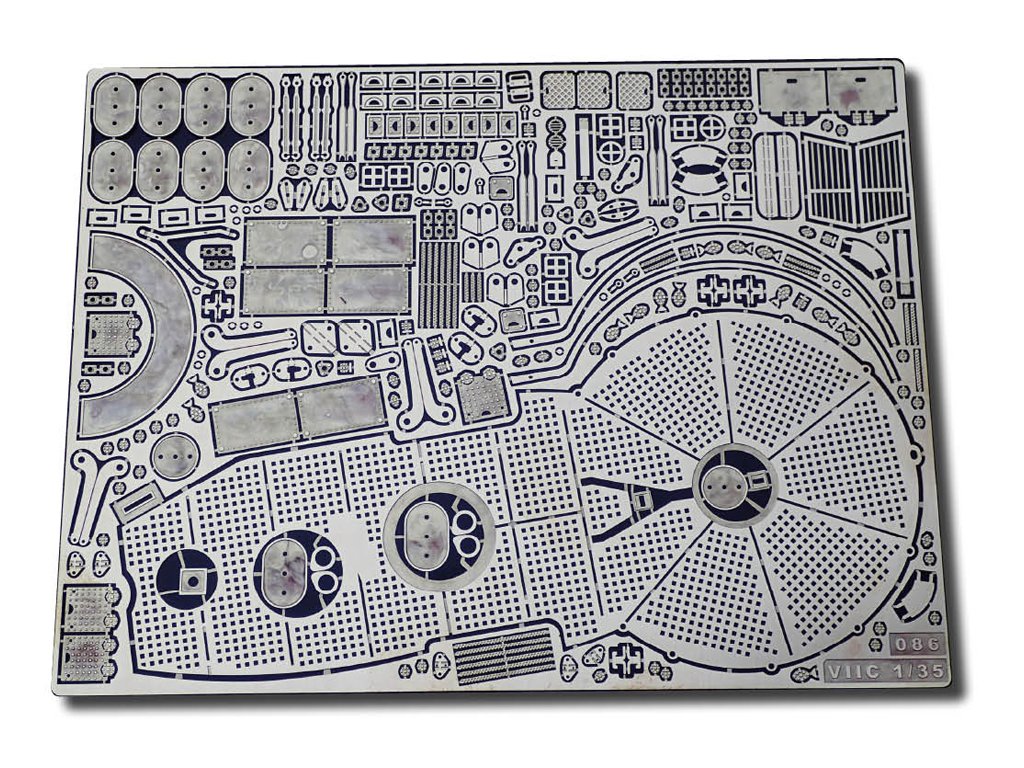 34740 166 sku 086 dkm type vii c u boat super detail set for border model