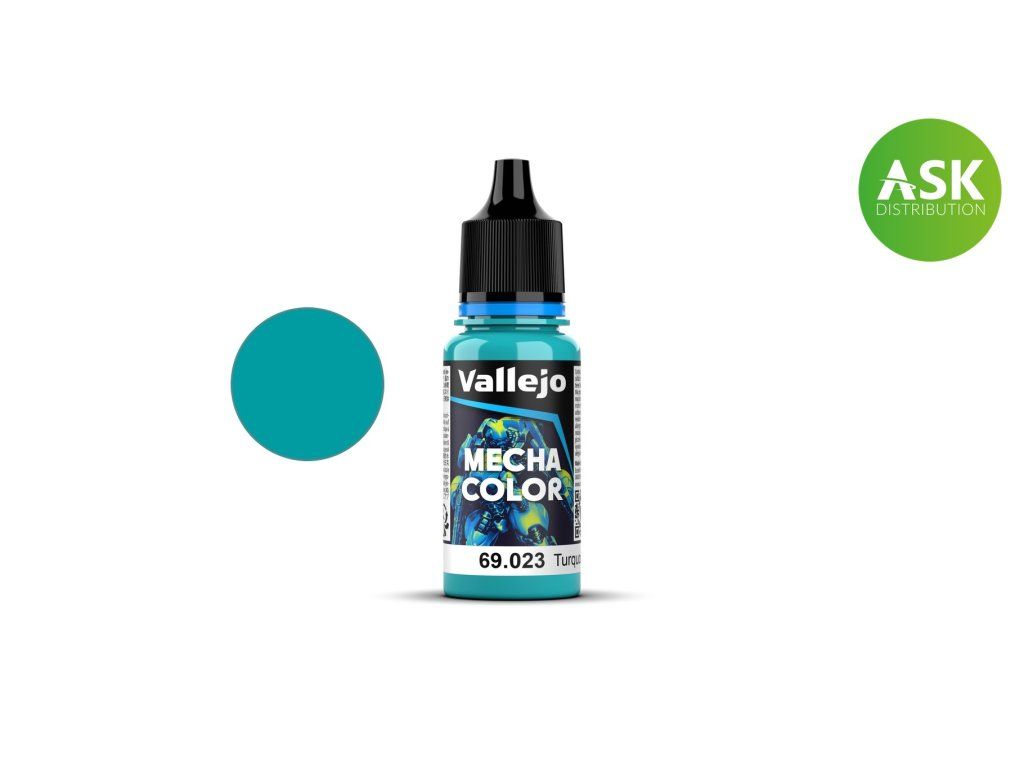 Vallejo Mecha Color 69023 Turquoise Color (18 ml)