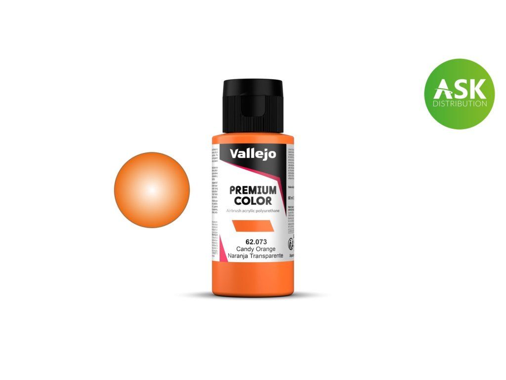 Vallejo Premium Color 62073 Candy Orange Candy (60 ml)