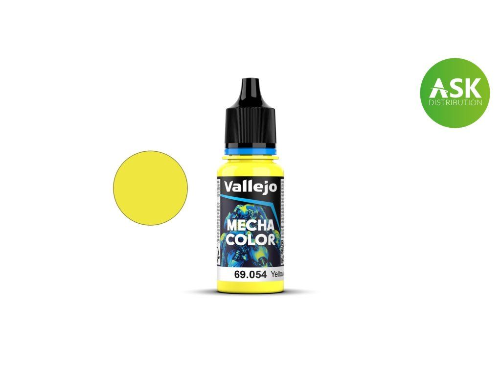 Vallejo Mecha Color 69054 Yellow Fluorescent (18 ml)