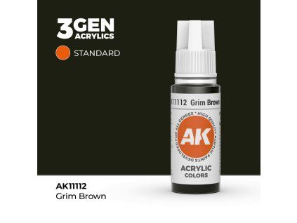 AK Acrylics 3GEN Grim Brown (17 ml)