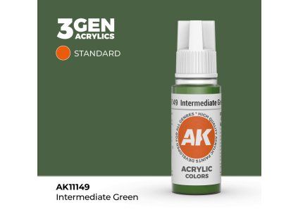 AK Acrylics 3GEN Intermediate Green (17 ml)