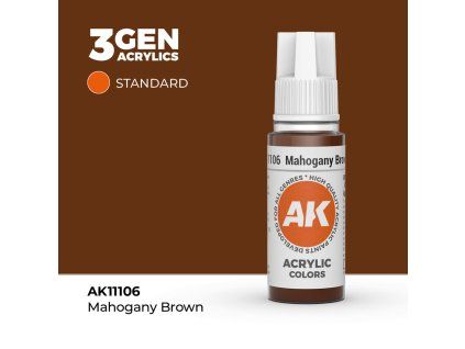AK Acrylics 3GEN Mahogany Brown (17 ml)