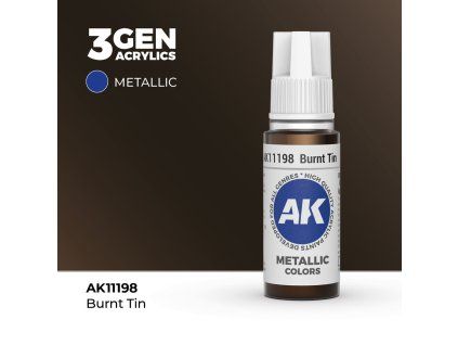 AK Acrylics 3GEN Burnt Tin (17 ml)