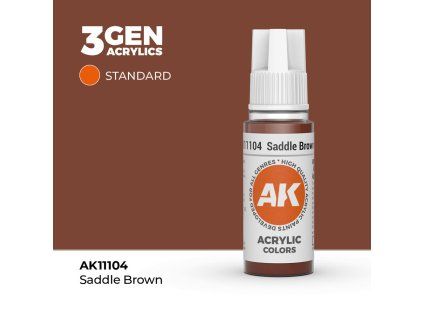 AK Acrylics 3GEN Saddle Brown (17 ml)