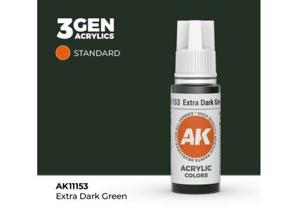 AK Acrylics 3GEN Extra Dark Green (17 ml)