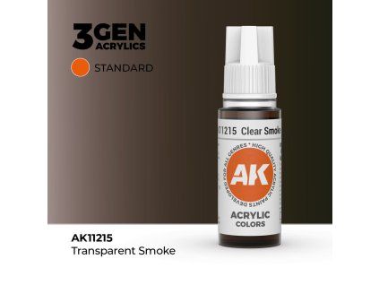 AK Acrylics 3GEN Clear Smoke (17 ml)