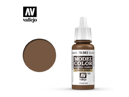 Akrylová barva Vallejo Model Color 70983 Flat Earth (17ml)