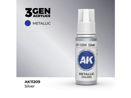 AK Acrylics 3GEN Silver (17 ml)
