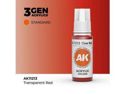 AK Acrylics 3GEN Clear Red (17 ml)