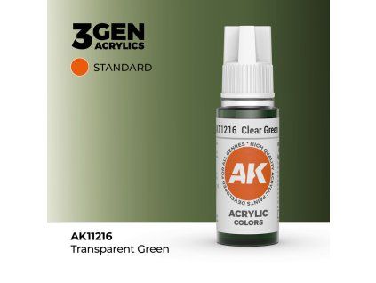 AK Acrylics 3GEN Clear Green (17 ml)