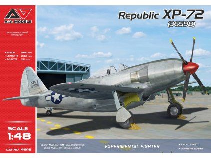 1/48 XP-72 experim.fighter (four-bladed prop.)