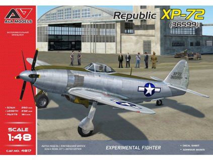 1/48 XP-72 experim.fighter (contra-rotating prop.)