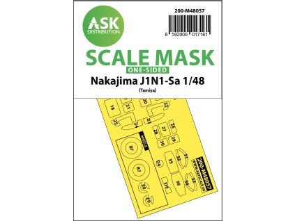 1/48 Nakajima J1N1-Sa one-sided express mask for Tamiya