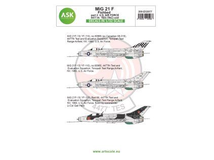 1/32 MiG-21F-13 Fishbed part 2 - US Air Force TES (TAC) unit
