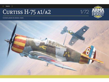 Arma Hobby 1/72 Curtiss H-75 A1/A2 plastiková stavebnice