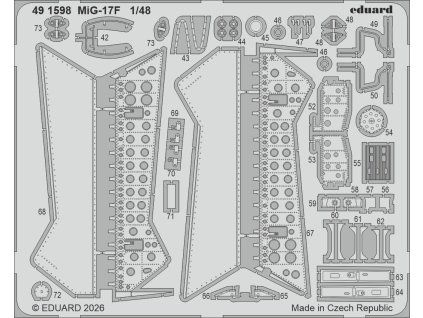MiG-17F 1/48 recommended for KINETIC