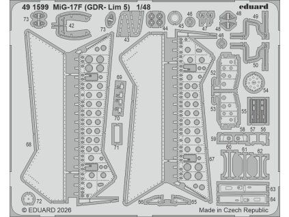 MiG-17F (GDR - Lim 5) 1/48 recommended for KINETIC