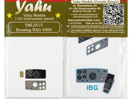 Yahu Models YML3515 Bussing-NAG 4500 1/35