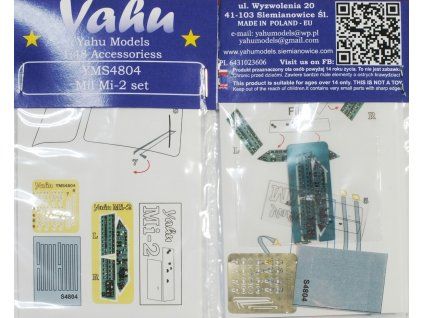 Yahu Models YMS4804 Mil Mi-2 set 1/48