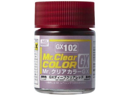 Mr. Clear Color GX (18 ml) Deep Clear Red