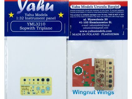 Yahu Models YML3210 Sopwith Triplane 1/32
