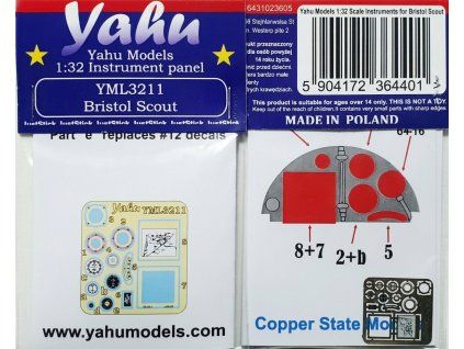 Yahu Models YML3211 Bristol Scout 1/32