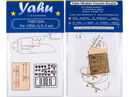 Yahu Models YMS7206 Fw-190 A-3/A-4 set 1/72