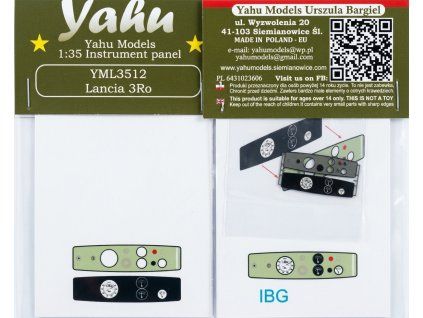 Yahu Models YML3512 Lancia 3Ro 1/35