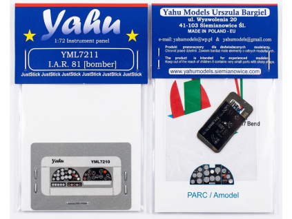 Yahu Models YML7211 IAR-81 bomb version 1/72