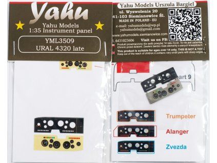 Yahu Models YML3509 URAL 4320 Late 1/35