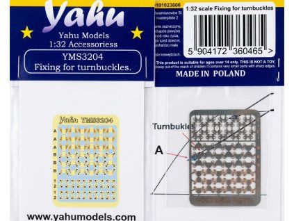 Yahu Models YMS3204 Fixing for Turnbukles 1/32