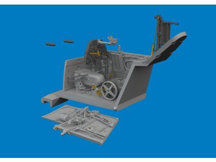Bf 109K-4 cockpit PRINT 1/72 recommended for EDUARD