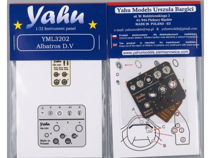 Yahu Models YML3202 Albatros D.V 1/32