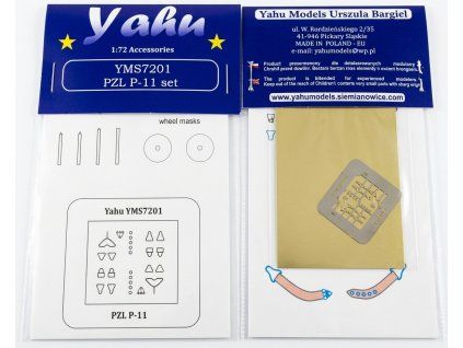 Yahu Models YMS7201 P-11 set 1/72