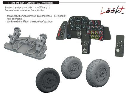 Me 262A-1 LööKplus 1/72 recommended for ARMA HOBBY