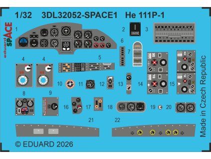 He 111P-1 SPACE 1/32 recommended for REVELL
