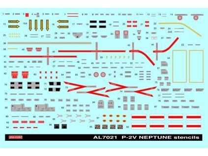 1/72 Stencils for P2V Neptune