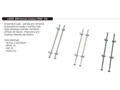 WWII German crowbars PRINT 1/48