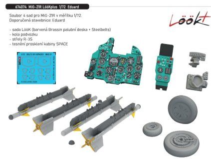 MiG-21R LööKplus 1/72 recommended for EDUARD