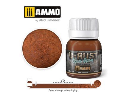 U-RUST Oxide Grime (40mL) U-Rust Paint. 40 ml jar