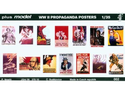 1/35 WW II. Propaganda Posters