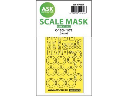 1/72 C-130H one-sided express fit mask for Zvezda