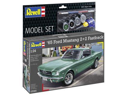 Revell 67065 1965 Ford Mustang 2+2 Fastback 1/24