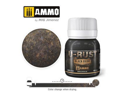 U-RUST Black Oxide (40mL) U-Rust Paint. 40 ml jar